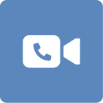 Voice and Video Chat Icon
