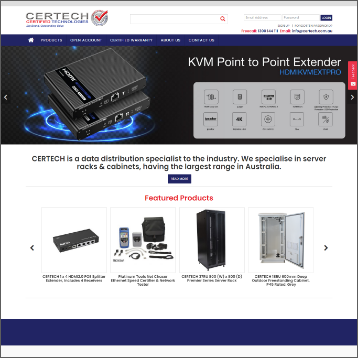 Certech Website Screenshot