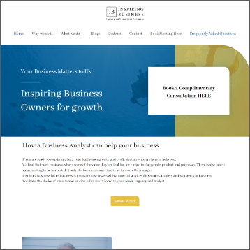 Inspiring Business Website