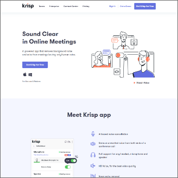 Krisp Website