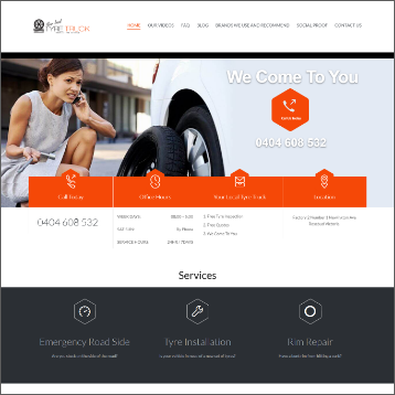 Your Local Tyre Truck Website